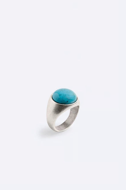 CONTRAST SIGNET RING